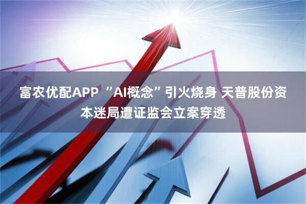 富农优配APP “AI概念”引火烧身 天普股份资本迷局遭证监会立案穿透